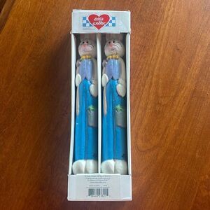 Vintage Eddie Walker Easter Bunny Candle Set